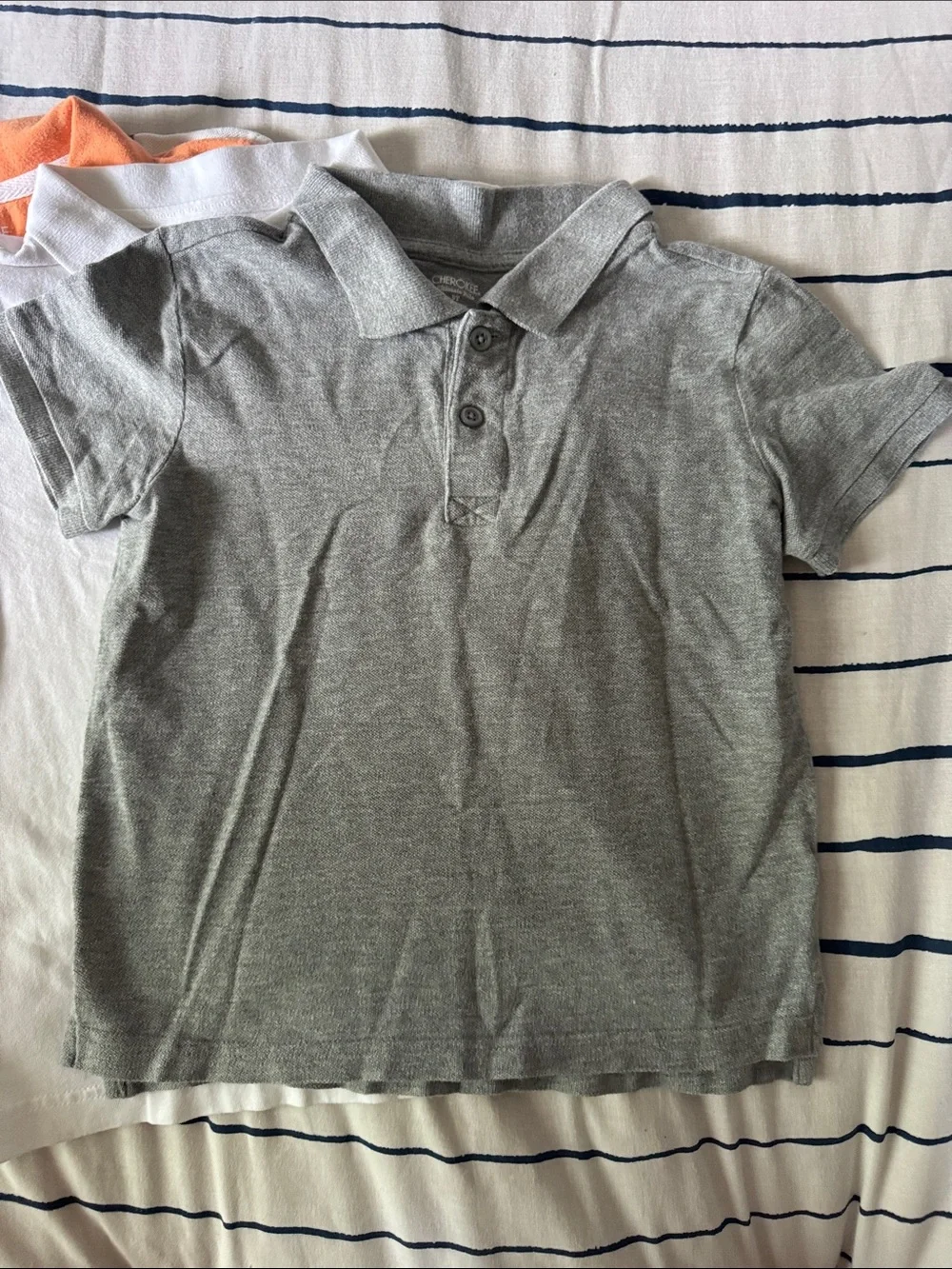 GAP Boys Polo Pack in Brown, Orange, White, Gray
